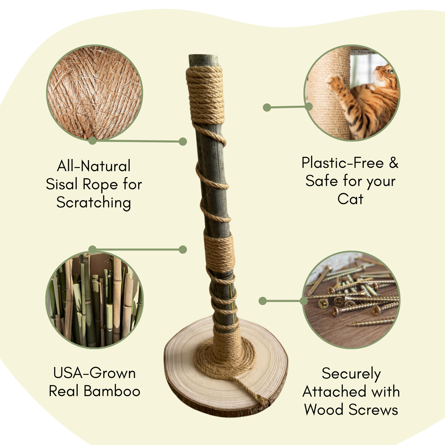 The Natural Bamboo Scratcher | Handmade, Natural & Eco-Friendly